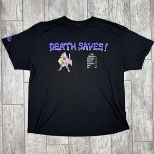 Death Saves Shirt - Dungeon Master Dungeon's & Dragons - Evil Superhero Size 4XL